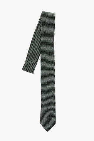 Striped Wool Traditional Tie