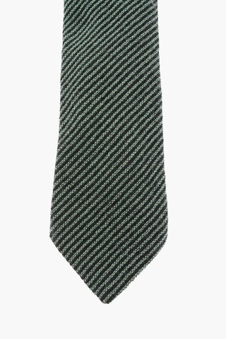 Striped Wool Traditional Tie