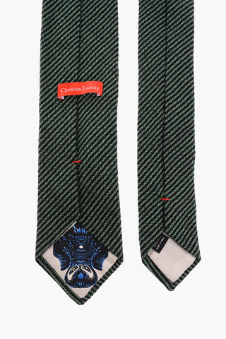 Striped Wool Traditional Tie