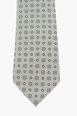 Printed Silk ERIAN Narrow Tie