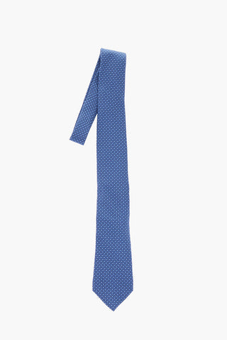 Floral Silk Hand-Stitching Tie 