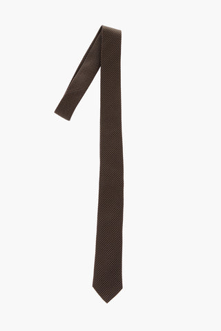 CC COLLECTION Silk Polka Dot Tie 
