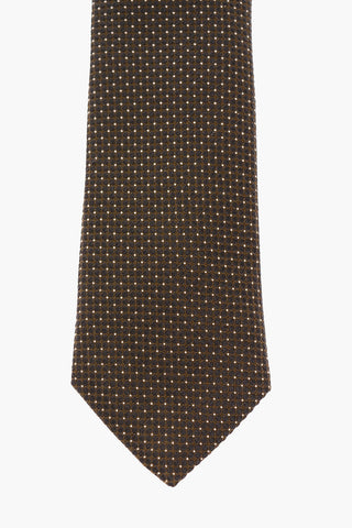CC COLLECTION Silk Polka Dot Tie 