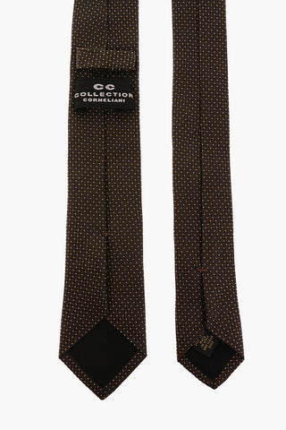 CC COLLECTION Silk Polka Dot Tie 