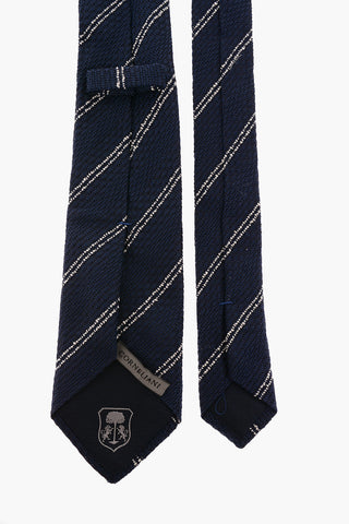 Crochet Regimental Striped Tie
