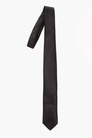 Silk and Lurex Narrow Tie