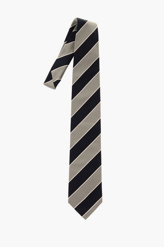 HOLLIDAY & BROWN Cravatta Regimental Striped in Seta