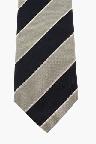 HOLLIDAY & BROWN Cravatta Regimental Striped in Seta