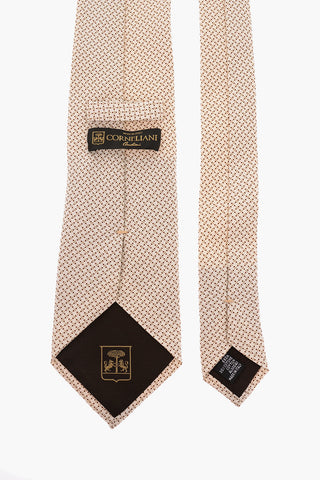 Silk and Cotton Polka Dot Tie