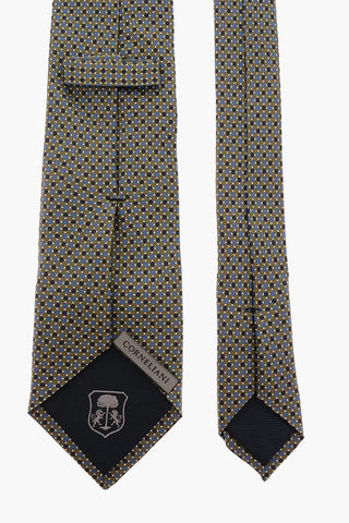 Embroidered Silk Tie
