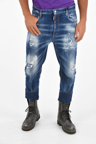 Cuffed Hem BRAD Straight Fit Jeans 20 Cm