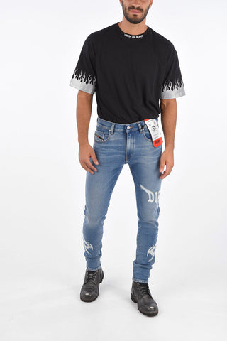 16cm Distressed D-STRUKT-SP10 Jeans L.32
