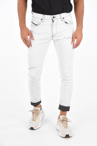 Distressed D-STRUKT Tapered Fit Jeans 15cm