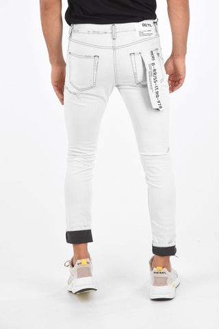 Distressed D-STRUKT Tapered Fit Jeans 15cm