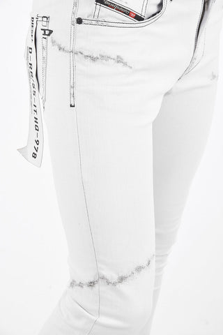 Distressed D-STRUKT Tapered Fit Jeans 15cm