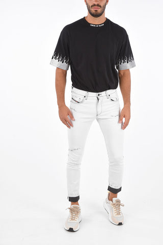 Distressed D-STRUKT Tapered Fit Jeans 15cm
