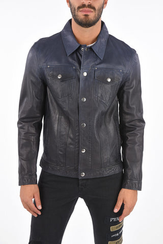Leather L-NHILL-TRE Jacket