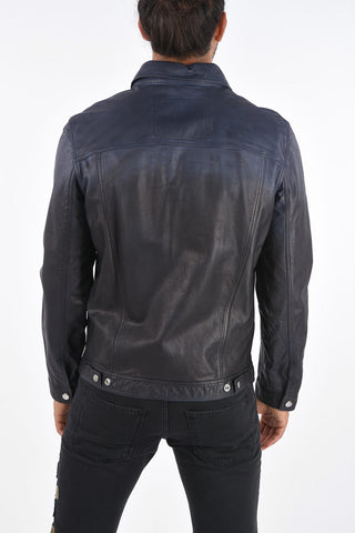 Leather L-NHILL-TRE Jacket