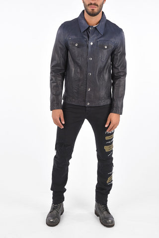 Leather L-NHILL-TRE Jacket