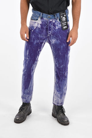 Jeans Carrot Fit D-VIDER Lavaggio Bleached 17cm