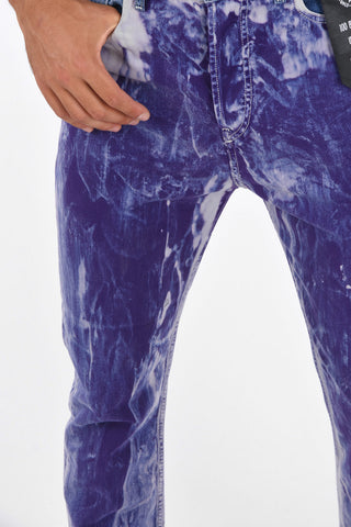 Jeans Carrot Fit D-VIDER Lavaggio Bleached 17cm