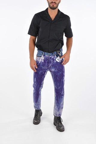 Jeans Carrot Fit D-VIDER Lavaggio Bleached 17cm