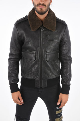 BLACK GOLD Leather L-FRED Jacket 