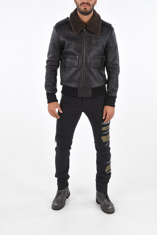 BLACK GOLD Leather L-FRED Jacket 
