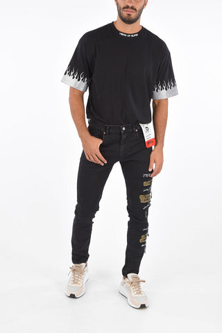 Jeans D-STRUKT con toppe