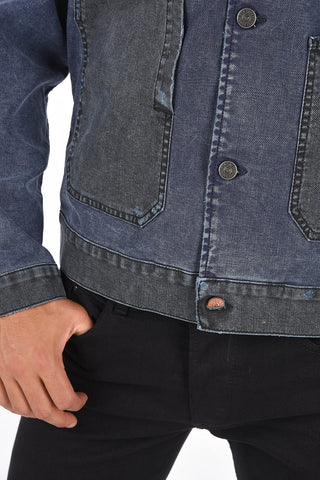 giubbotto D-ROKU-NE in Denim 