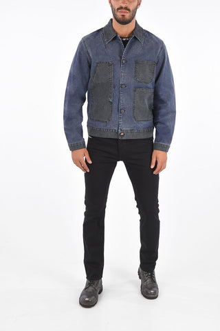 giubbotto D-ROKU-NE in Denim 