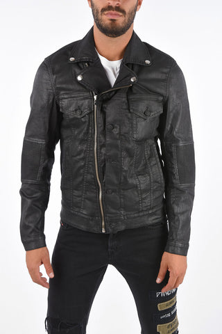 Waxed Denim D-RACER-SP-NE Jacket