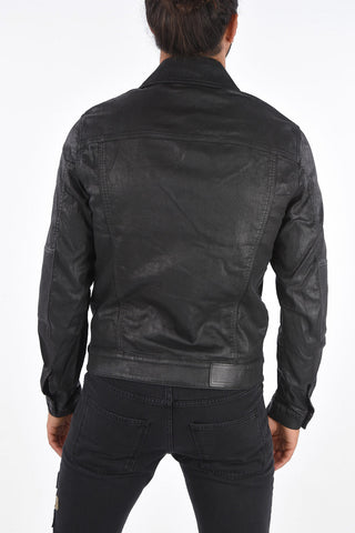Waxed Denim D-RACER-SP-NE Jacket