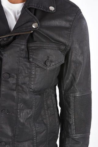 Waxed Denim D-RACER-SP-NE Jacket
