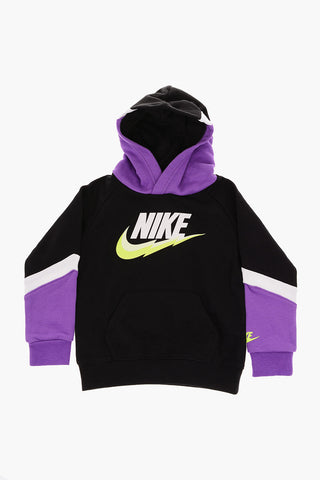 Felpa Stampata con Cappuccio