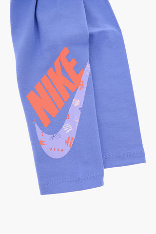 Printed Stretch Cotton Leggings