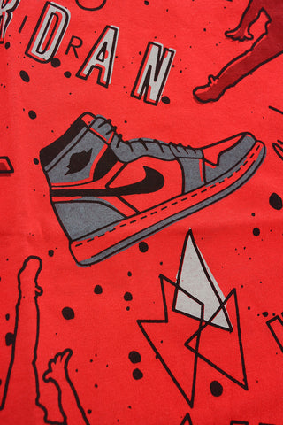 AIR JORDAN T-shirt Stampata