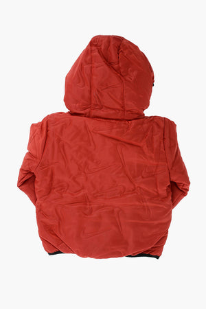 Puffer mit Logo-Stickerei