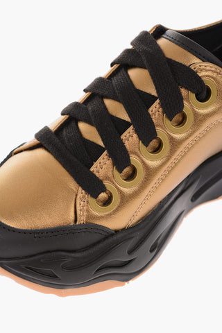 metallic leather P1THON Sneakers