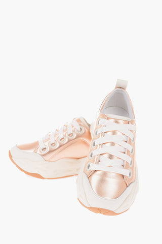 metallic leather P1THON Sneakers