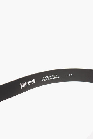 30mm reptile printed leather belt