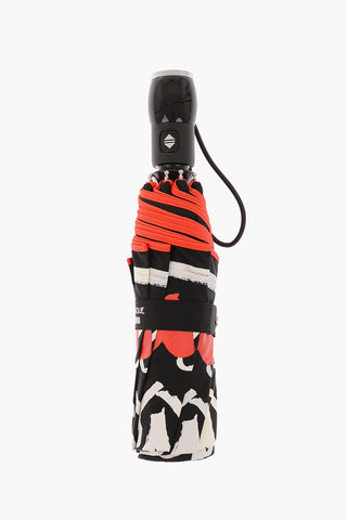 BOUTIQUE Printed Hearts Open Close Umbrella