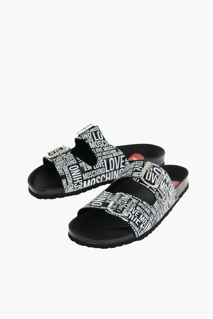 LOVE Sandalo Stampato in Pelle