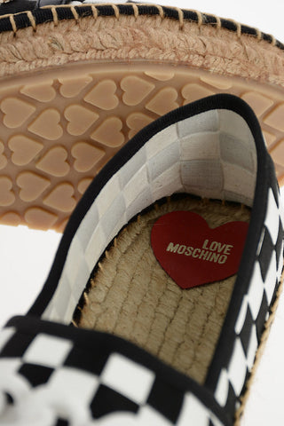 LOVE Checked Espadrillas