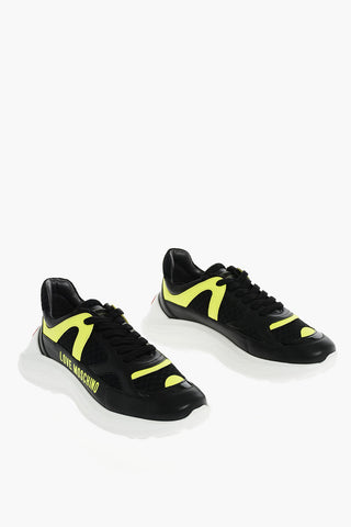 LOVE Sneakers in Pelle e Tessuto