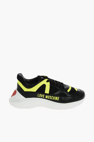 LOVE Sneakers in Pelle e Tessuto