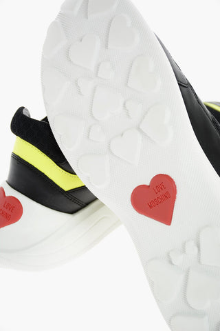 LOVE Sneakers in Pelle e Tessuto