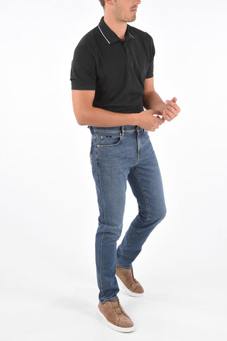 ZZEGNA 18cm Stretch Denim Jeans