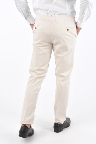 Pantaloni in Cotone Stretch M ALGA 426 con Passanti 