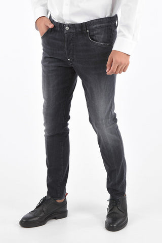 Stretch Cotton SKATER  Jeans 15 Cm